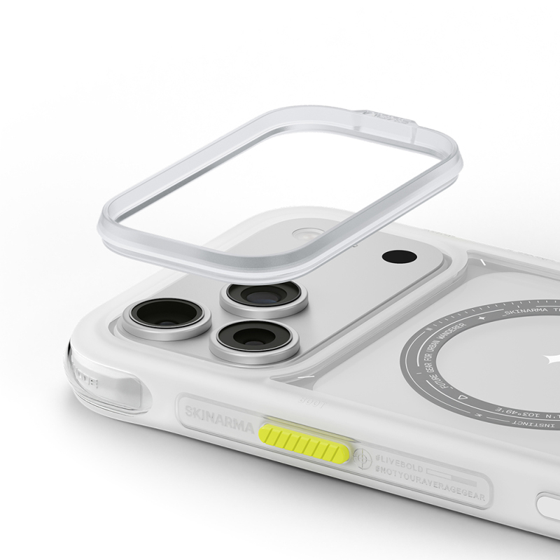 Apple iPhone 18 Pro Kılıf M-Safe Şarj Özellikli Airbag Tasarımlı Skinarma Avion Kapak - 18