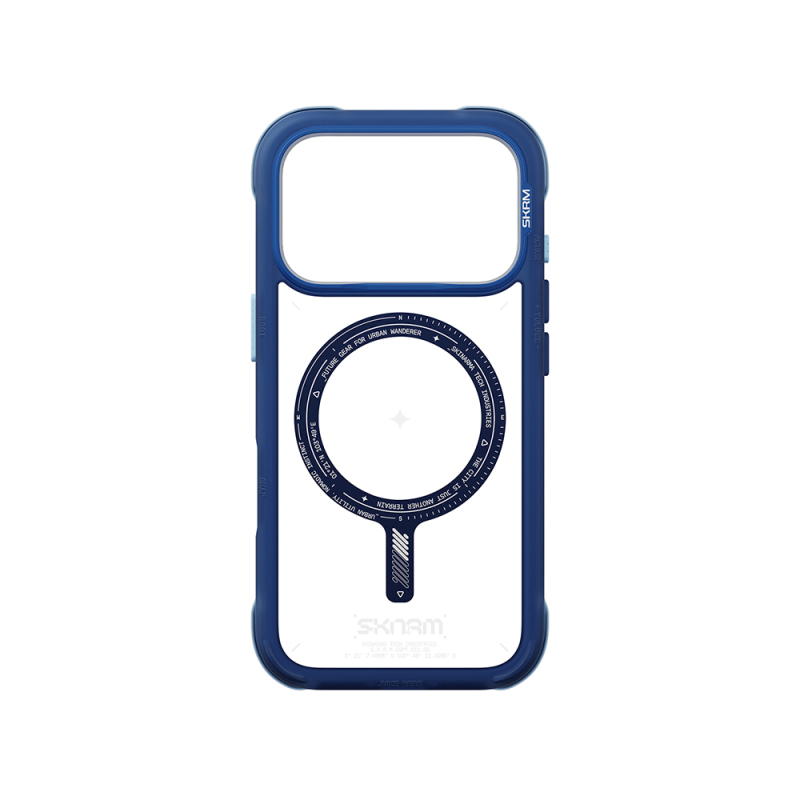 Apple iPhone 18 Pro Kılıf M-Safe Şarj Özellikli Airbag Tasarımlı Skinarma Avion Kapak - 42
