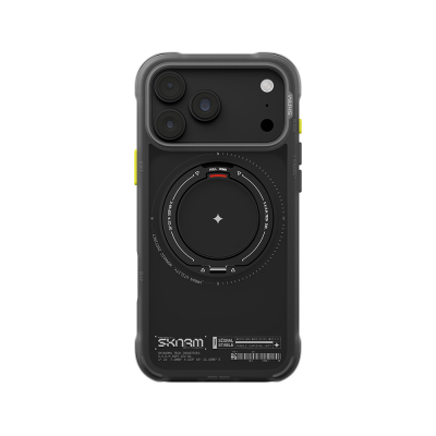 Apple iPhone 18 Pro Kılıf M-Safe Şarj Özellikli Airbag Tasarımlı Standlı Skinarma Atlas Kapak - 20
