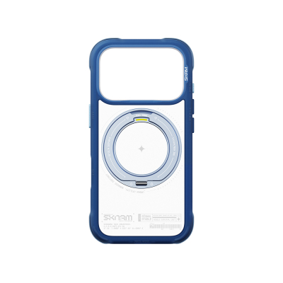 Apple iPhone 18 Pro Kılıf M-Safe Şarj Özellikli Airbag Tasarımlı Standlı Skinarma Atlas Kapak - 30
