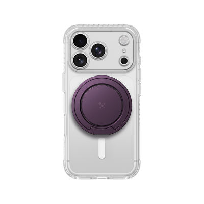 Apple iPhone 18 Pro Kılıf M-safe Şarj Özellikli Amazingthing Titan Pro Serisi Pop Ring Standlı Set - 2