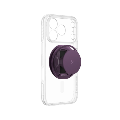 Apple iPhone 18 Pro Kılıf M-safe Şarj Özellikli Amazingthing Titan Pro Serisi Pop Ring Standlı Set - 10
