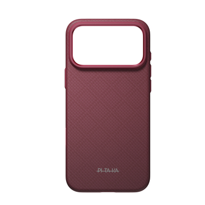 Apple iPhone 18 Pro Kılıf M-safe Şarj Özellikli Aramid Karbon Fiber Pitaka Argyle Serisi Summa Kapak - 3