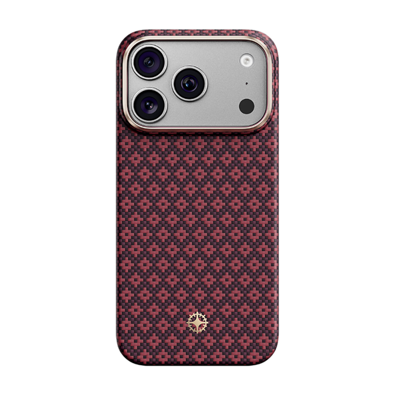 Apple iPhone 18 Pro Kılıf M-Safe Şarj Özellikli Benks ArmorAir ArmorGrid Serisi C1 Kevlar Karbon Kapak - 8