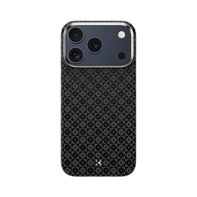 Apple iPhone 18 Pro Kılıf M-Safe Şarj Özellikli Benks ArmorAir ArmorGrid Serisi Yükseltilmiş Kamera Çerçevesi C1 Kevlar Karbon Kapak - 1