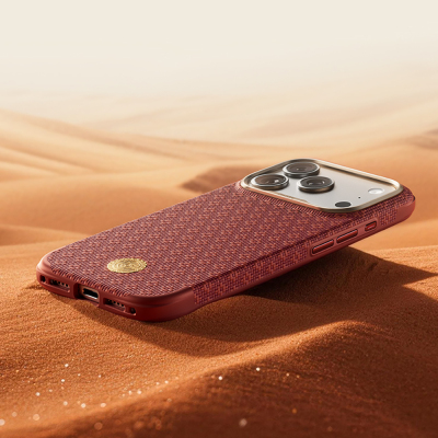 Apple iPhone 18 Pro Kılıf M-Safe Şarj Özellikli Benks ArmorPro ArmorEdge X9 Serisi Kevlar Karbon Kapak - 12