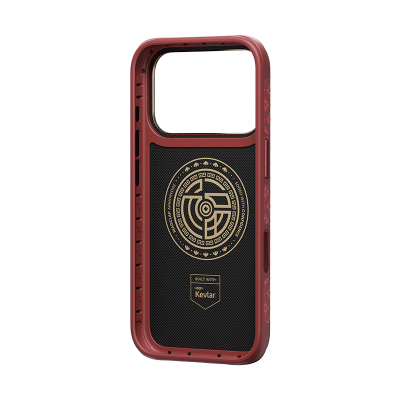 Apple iPhone 18 Pro Kılıf M-Safe Şarj Özellikli Benks ArmorPro ArmorEdge X9 Serisi Kevlar Karbon Kapak - 9
