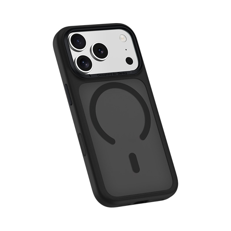 Apple iPhone 18 Pro Kılıf M-Safe Şarj Özellikli Benks Mist C-Magnet Yeni Seri Kapak - 6