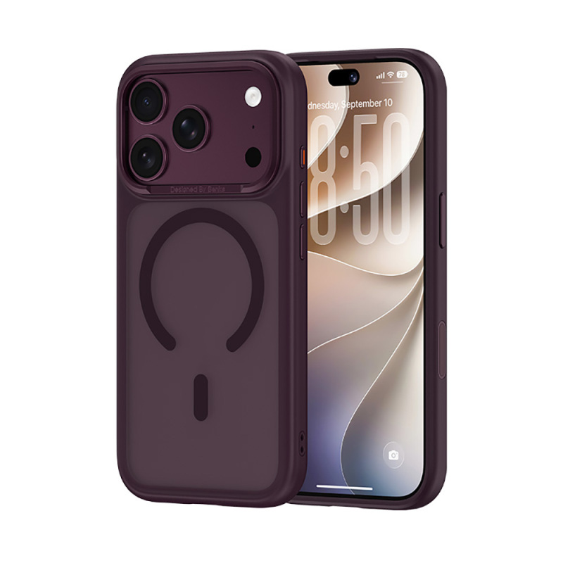 Apple iPhone 18 Pro Kılıf M-Safe Şarj Özellikli Benks Mist C-Magnet Yeni Seri Kapak - 3