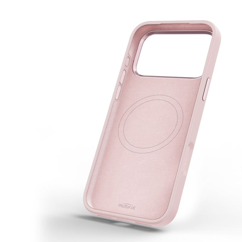 Apple iPhone 18 Pro Kılıf M-safe Şarj Özellikli Çiçek Tasarımlı Mutural Flower Serisi Kapak - 10