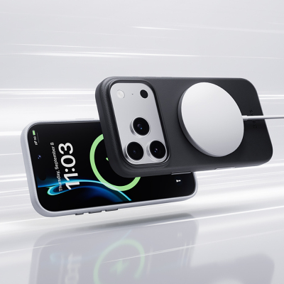 Apple iPhone 18 Pro Kılıf M-safe Şarj Özellikli Çizilmeye Dayanıklı Benks VitaPro Serisi PU Deri Kapak - 6