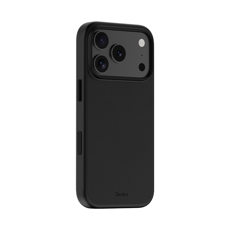 Apple iPhone 18 Pro Kılıf M-safe Şarj Özellikli Çizilmeye Dayanıklı Benks VitaPro Serisi PU Deri Kapak - 3