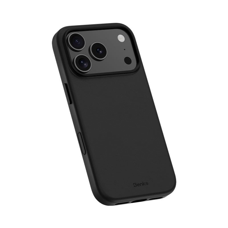 Apple iPhone 18 Pro Kılıf M-safe Şarj Özellikli Çizilmeye Dayanıklı Benks VitaPro Serisi PU Deri Kapak - 4