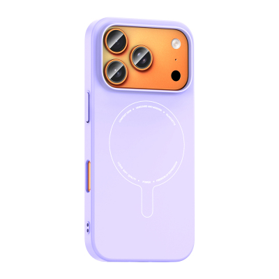Apple iPhone 18 Pro Kılıf M-Safe Şarj Özellikli Kamera Korumalı Zore Elio Sert PC Kapak - 12