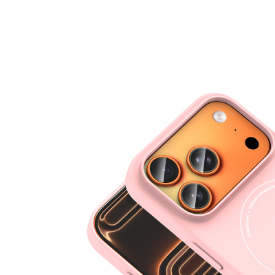 Apple iPhone 18 Pro Kılıf M-Safe Şarj Özellikli Kamera Korumalı Zore Elio Sert PC Kapak - 21