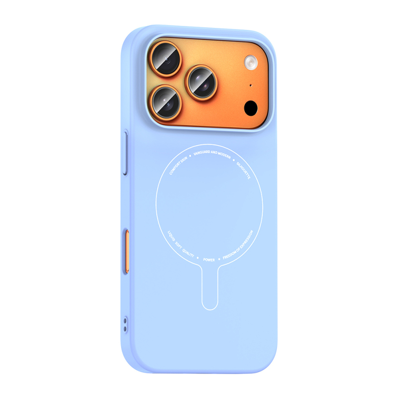 Apple iPhone 18 Pro Kılıf M-Safe Şarj Özellikli Kamera Korumalı Zore Elio Sert PC Kapak - 16