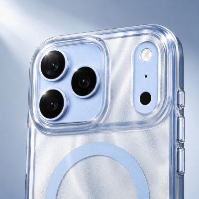 Apple iPhone 18 Pro Kılıf M-safe Şarj Özellikli Mutural Glow Desert Serisi Kapak - 4
