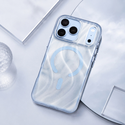 Apple iPhone 18 Pro Kılıf M-safe Şarj Özellikli Mutural Glow Desert Serisi Kapak - 1
