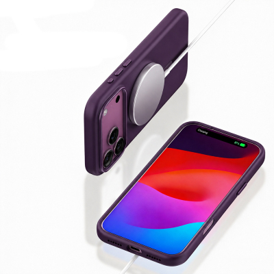 Apple iPhone 18 Pro Kılıf M-safe Şarj Özellikli Mutural Pure Serisi Kapak - 10