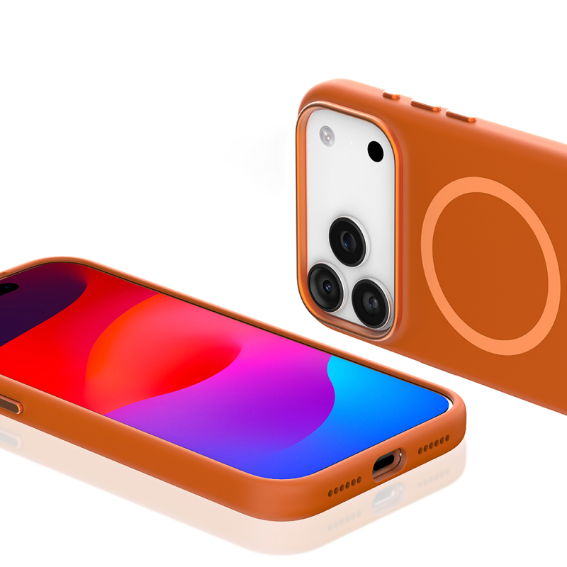 Apple iPhone 18 Pro Kılıf M-safe Şarj Özellikli Mutural Pure Serisi Kapak - 14