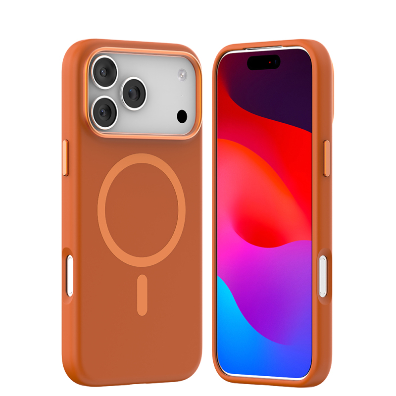Apple iPhone 18 Pro Kılıf M-safe Şarj Özellikli Mutural Pure Serisi Kapak - 17
