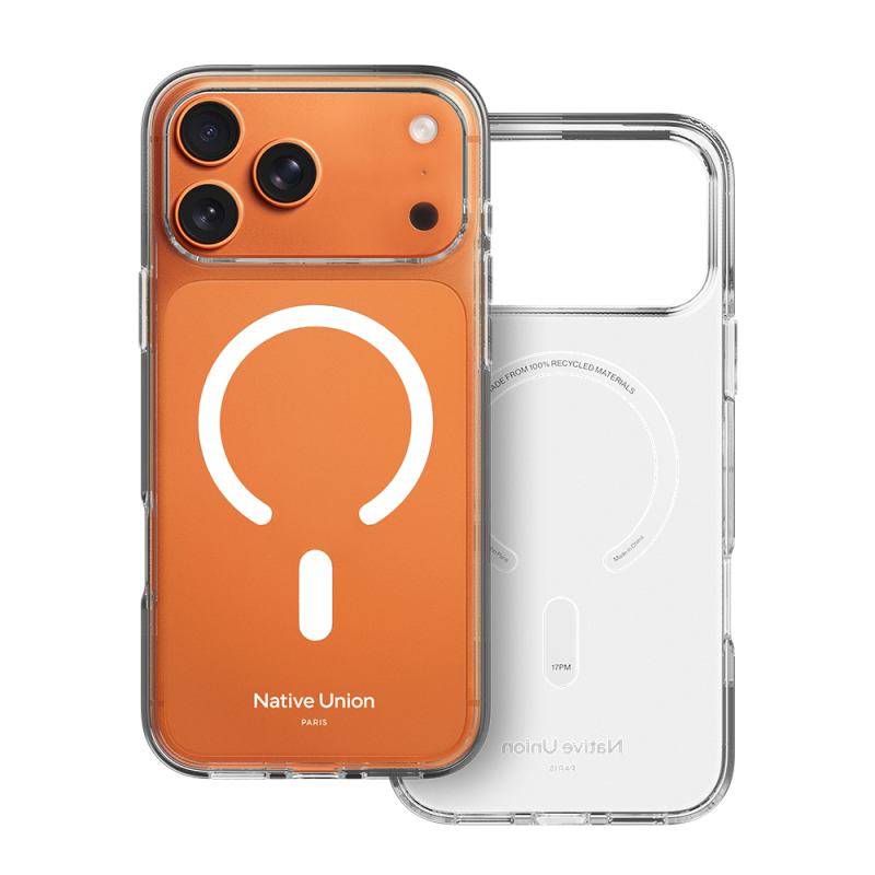 Apple iPhone 18 Pro Kılıf M-safe Şarj Özellikli Native Union RE Clear Serisi Kapak - 1