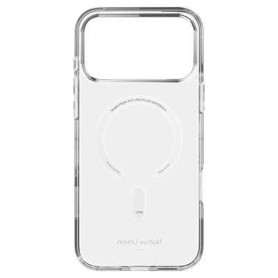 Apple iPhone 18 Pro Kılıf M-safe Şarj Özellikli Native Union RE Clear Serisi Kapak - 3
