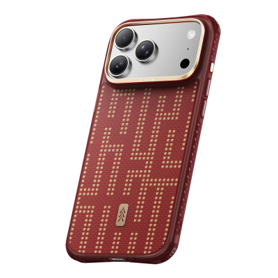 Apple iPhone 18 Pro Kılıf M-safe Şarj Özellikli Raptic Aramid Dual Grid Serisi Karbon Kapak - 4