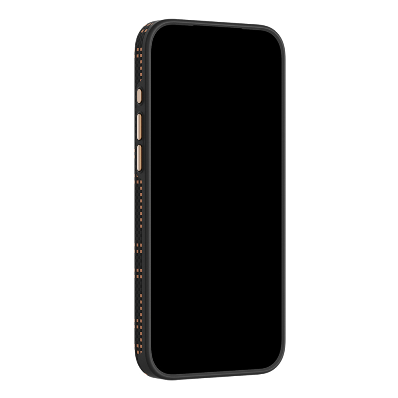 Apple iPhone 18 Pro Kılıf M-safe Şarj Özellikli Raptic Aramid Dual Ultra Grid Serisi Karbon Kapak - 5