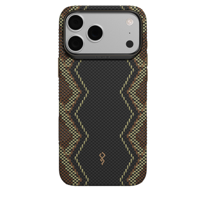 Apple iPhone 18 Pro Kılıf M-safe Şarj Özellikli Raptic Aramid Dual Ultra Scepter Serisi Karbon Kapak - 1