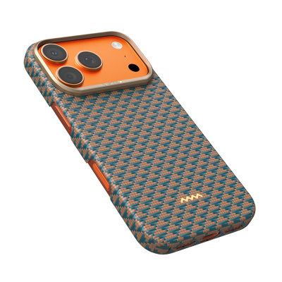 Apple iPhone 18 Pro Kılıf M-safe Şarj Özellikli Raptic Aramid Skin Origin Serisi Karbon Kapak - 20