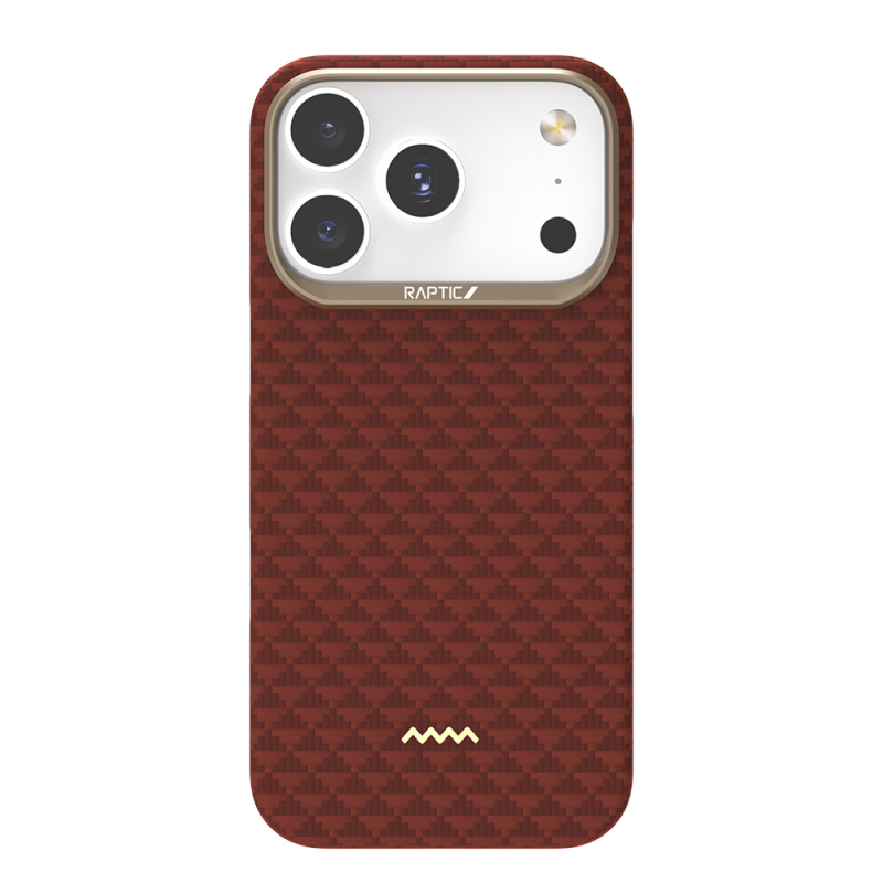 Apple iPhone 18 Pro Kılıf M-safe Şarj Özellikli Raptic Aramid Skin Origin Serisi Karbon Kapak - 2