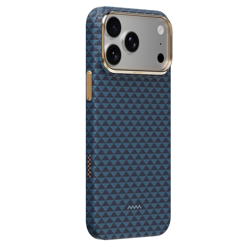 Apple iPhone 18 Pro Kılıf M-safe Şarj Özellikli Raptic Aramid Skin Origin Serisi Karbon Kapak - 42