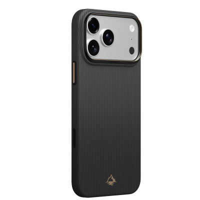 Apple iPhone 18 Pro Kılıf M-safe Şarj Özellikli Raptic Aramid Skin Reynis Serisi Karbon Kapak - 4