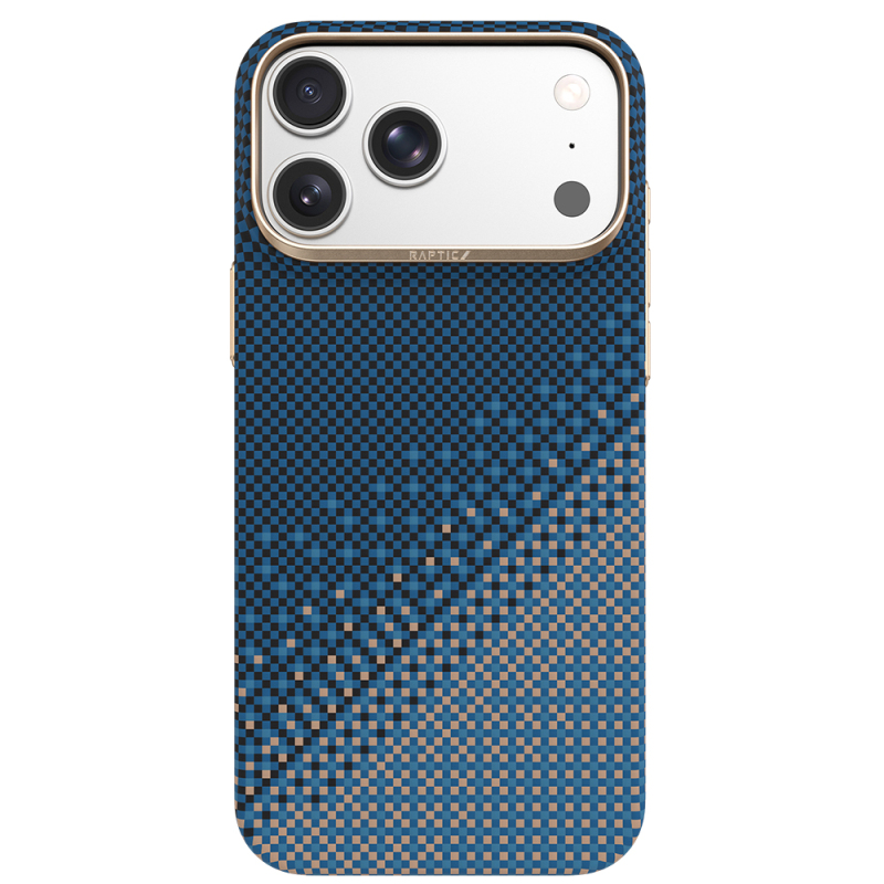 Apple iPhone 18 Pro Kılıf M-safe Şarj Özellikli Raptic Aramid Skin Serenity Serisi Karbon Kapak - 2