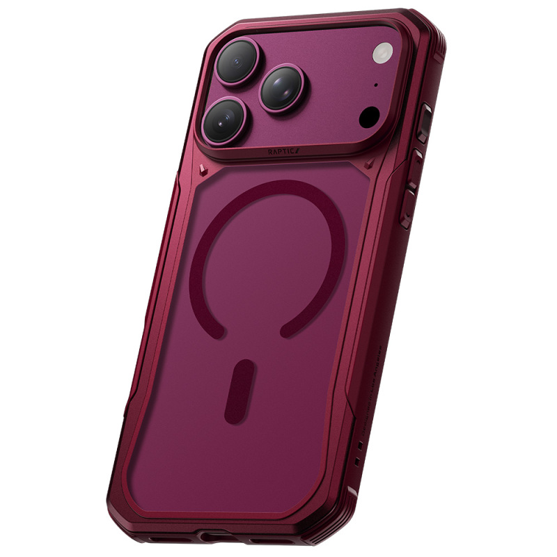Apple iPhone 18 Pro Kılıf M-Safe Şarj Özellikli Raptic Shield Evo Serisi Airbagli Kapak - 5