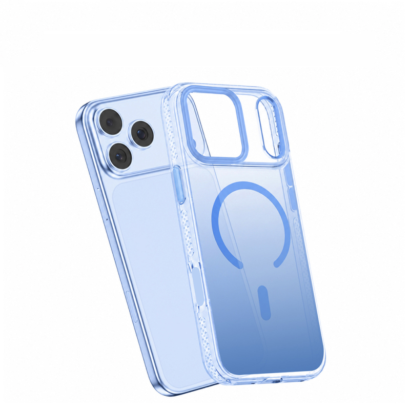 Apple iPhone 18 Pro Kılıf M-safe Şarj Özellikli Sararmaya Karşı Dayanıklı Mutural Icesense Serisi Kapak - 1