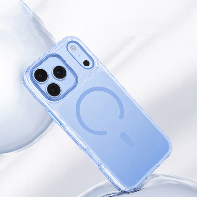 Apple iPhone 18 Pro Kılıf M-safe Şarj Özellikli Sararmaya Karşı Dayanıklı Mutural Icesense Serisi Kapak - 4