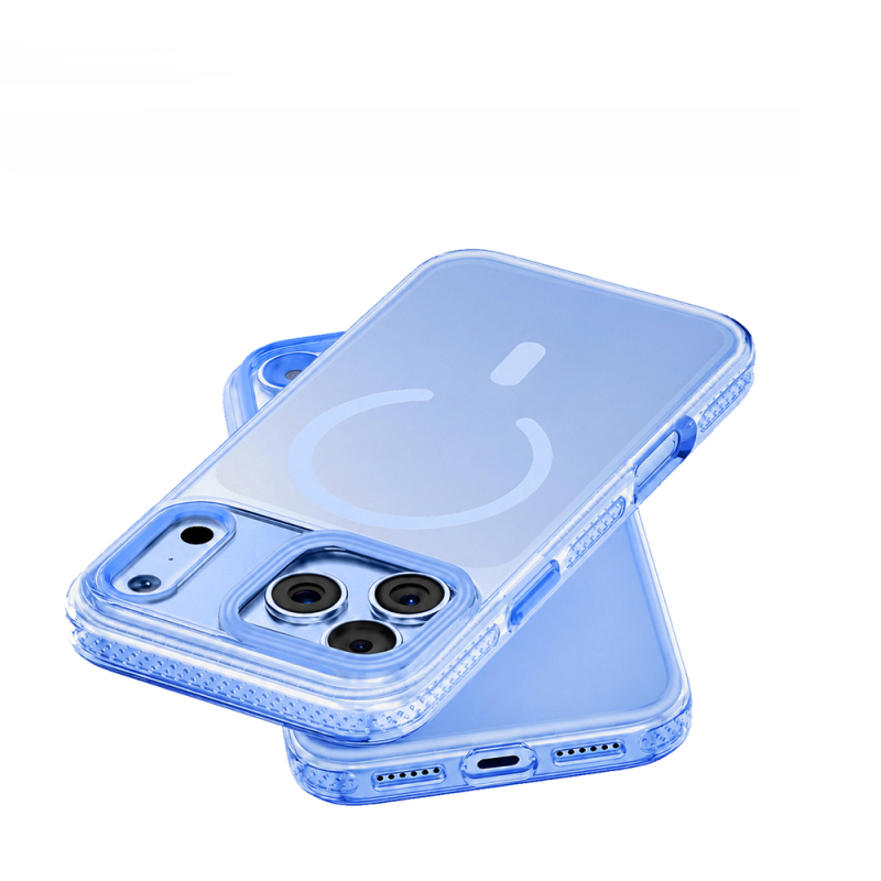 Apple iPhone 18 Pro Kılıf M-safe Şarj Özellikli Sararmaya Karşı Dayanıklı Mutural Icesense Serisi Kapak - 6