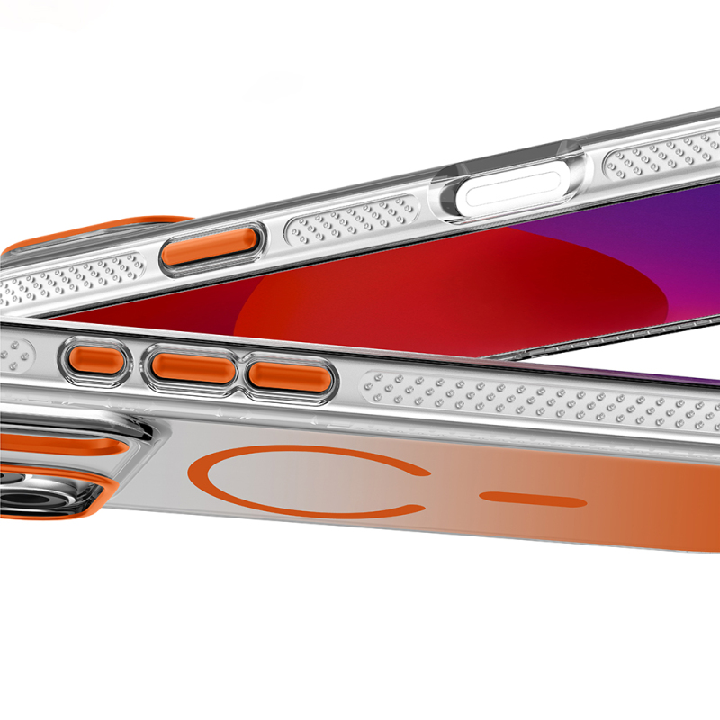 Apple iPhone 18 Pro Kılıf M-safe Şarj Özellikli Sararmaya Karşı Dayanıklı Mutural Icesense Serisi Kapak - 14