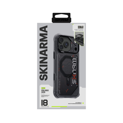 Apple iPhone 18 Pro Kılıf M-safe Şarj Özellikli Skinarma Sonar Kapak - 3