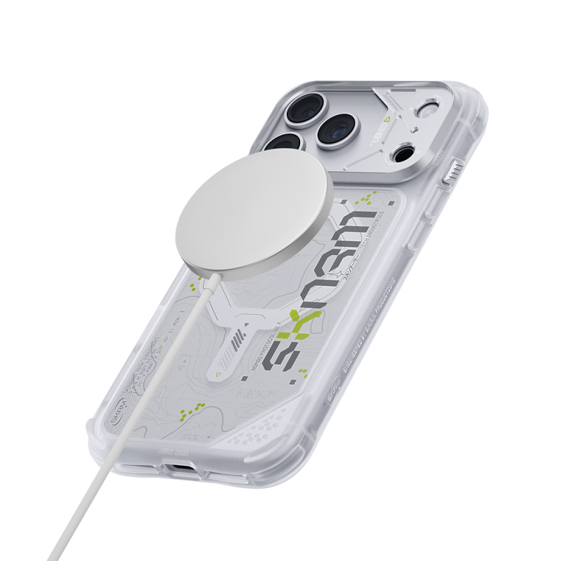 Apple iPhone 18 Pro Kılıf M-safe Şarj Özellikli Skinarma Sonar Kapak - 16