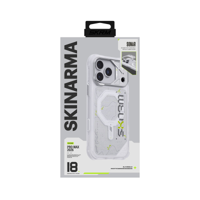 Apple iPhone 18 Pro Kılıf M-safe Şarj Özellikli Skinarma Sonar Kapak - 24