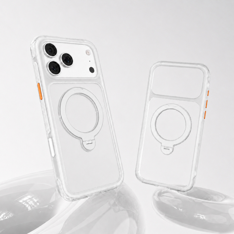 Apple iPhone 18 Pro Kılıf M-safe Şarj Özellikli Standlı Airbag Tasarımlı Mutural Air Shield Serisi Kapak - 16