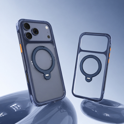 Apple iPhone 18 Pro Kılıf M-safe Şarj Özellikli Standlı Airbag Tasarımlı Mutural Air Shield Serisi Kapak - 21