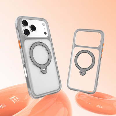 Apple iPhone 18 Pro Kılıf M-safe Şarj Özellikli Standlı Airbag Tasarımlı Mutural Air Shield Serisi Kapak - 27