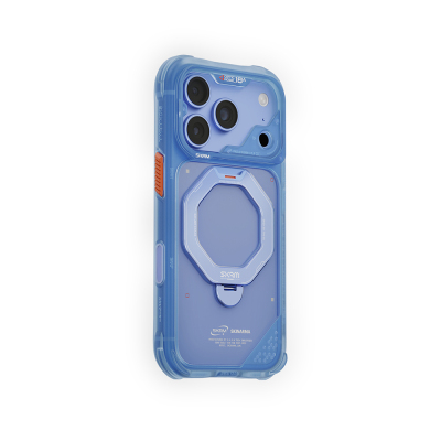 Apple iPhone 18 Pro Kılıf M-safe Şarj Özellikli Standlı Skinarma Saturn Kapak - 1
