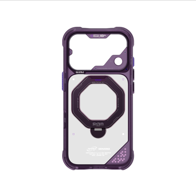Apple iPhone 18 Pro Kılıf M-safe Şarj Özellikli Standlı Skinarma Saturn Kapak - 18