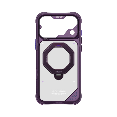 Apple iPhone 18 Pro Kılıf M-safe Şarj Özellikli Standlı Skinarma Saturn Kapak - 21