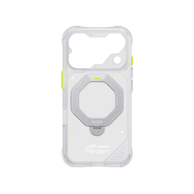 Apple iPhone 18 Pro Kılıf M-safe Şarj Özellikli Standlı Skinarma Saturn Kapak - 38